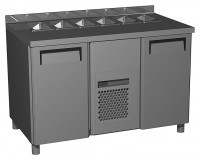 Холодильный стол для салатов Carboma T70 M3sal-1-G 9006 (SL 3GNG 1/3) 