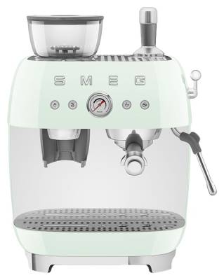 Эспрессо кофемашина SMEG EGF03PGEU пастельная зеленая