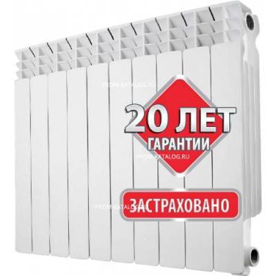 Биметаллический радиатор отопления Prom 500/80 7 секций би-мет.